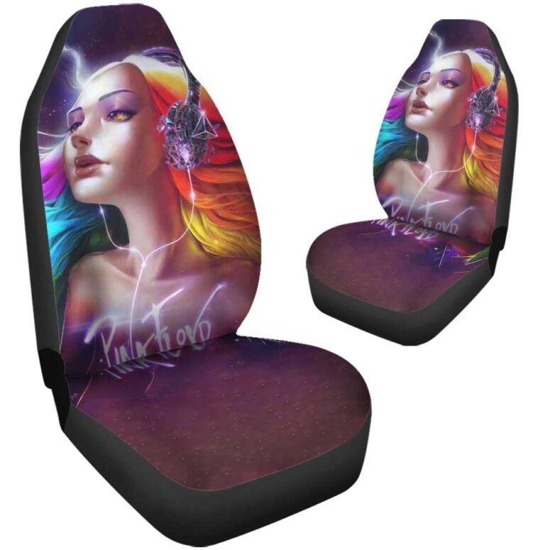 Pink Floyd Car Seat Cover Airbag Compatible - Lady Art Pink Floyd Car Seat Cover Airbag Compatible - Lady Art
