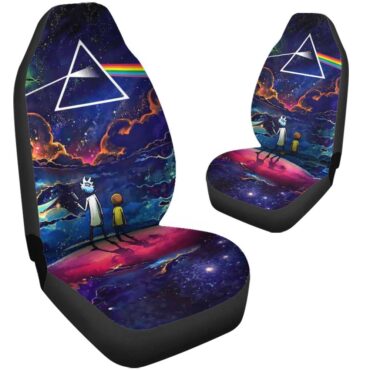 Pink Floyd Car Seat Cover - Rick and Morty The Dark Side Of The Moon