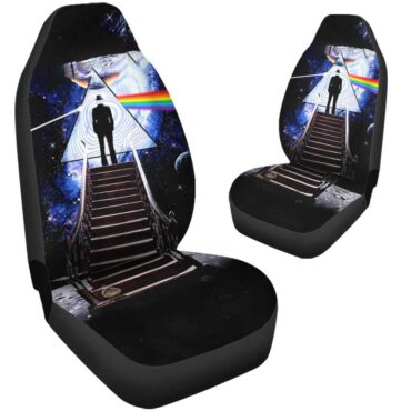 Pink Floyd Car Seat Cover Airbag Compatible - Stairway To The Moon