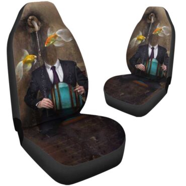 Pink Floyd Car Seat Cover Airbag Compatible - Swimming In A Fish Bowl