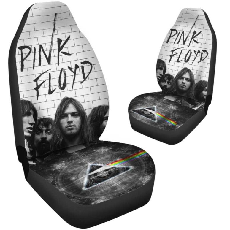 Pink Floyd Car Seat Cover Airbag Compatible - The Wall Full Sign Black x White Pink Floyd Car Seat Cover Airbag Compatible - The Wall Full Sign Black x White
