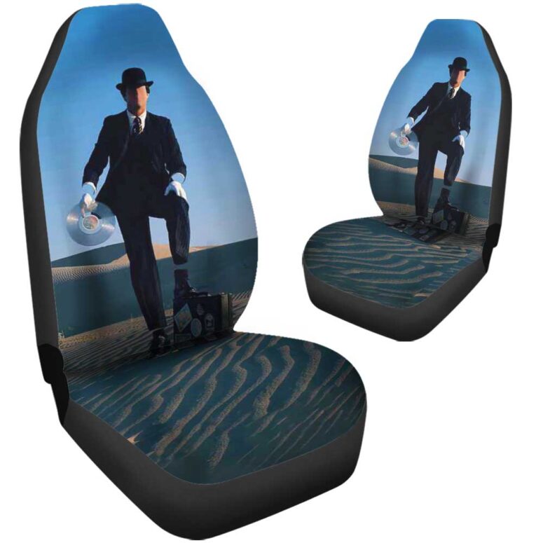 Pink Floyd Car Seat Cover Airbag Compatible - Wish You Were Here Desert Man in Bowler