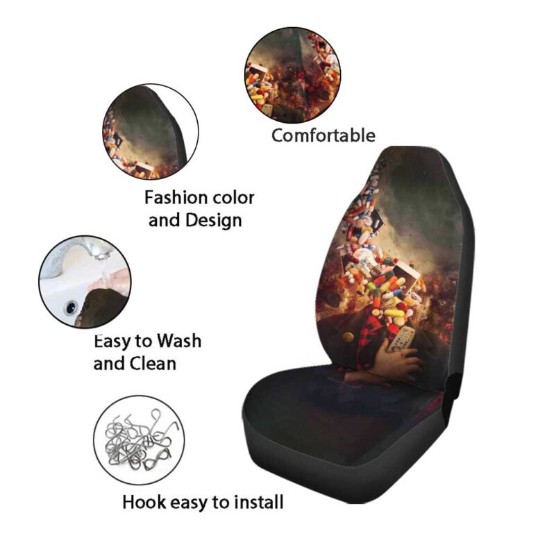 Pink Floyd Car Seat Cover Airbag Compatible - Comfortably Numb