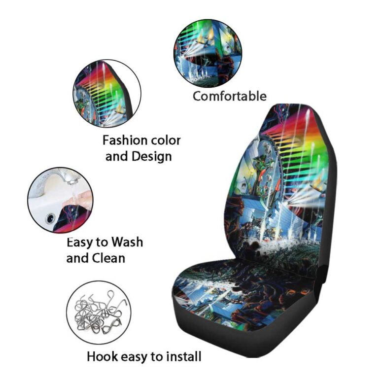 Pink Floyd Car Seat Cover Airbag Compatible - Interestellar