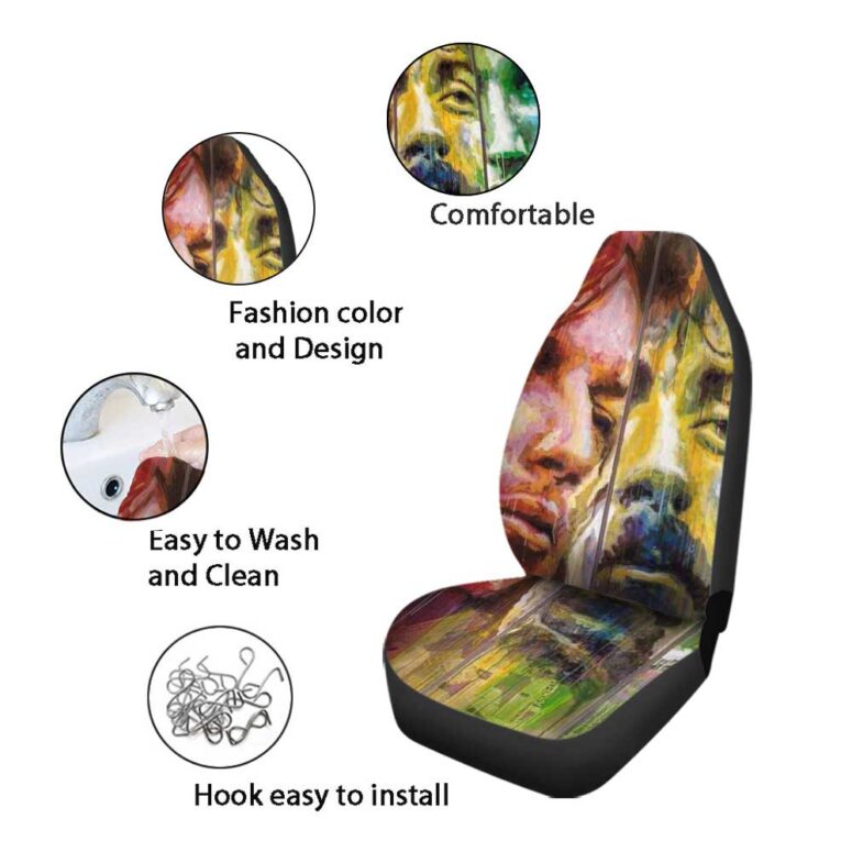 Pink Floyd Band Water Color Art Car Seat Cover Airbag Compatible Pink Floyd Band Water Color Art Car Seat Cover Airbag Compatible