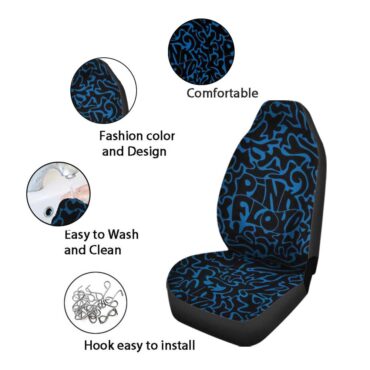 Pink Floyd Car Seat Cover Airbag Compatible - Logo Cosmic psychedelic Art