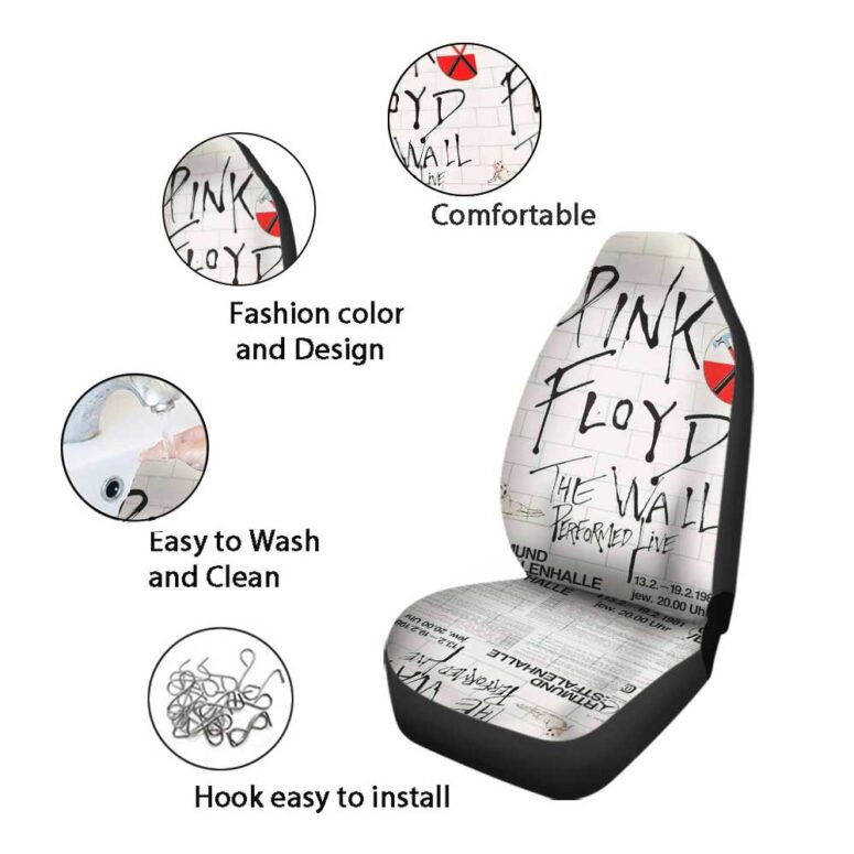 Pink Floyd Car Seat Cover Airbag Compatible The Wall Original Vintage Tour Pink Floyd Car Seat Cover Airbag Compatible The Wall Original Vintage Tour