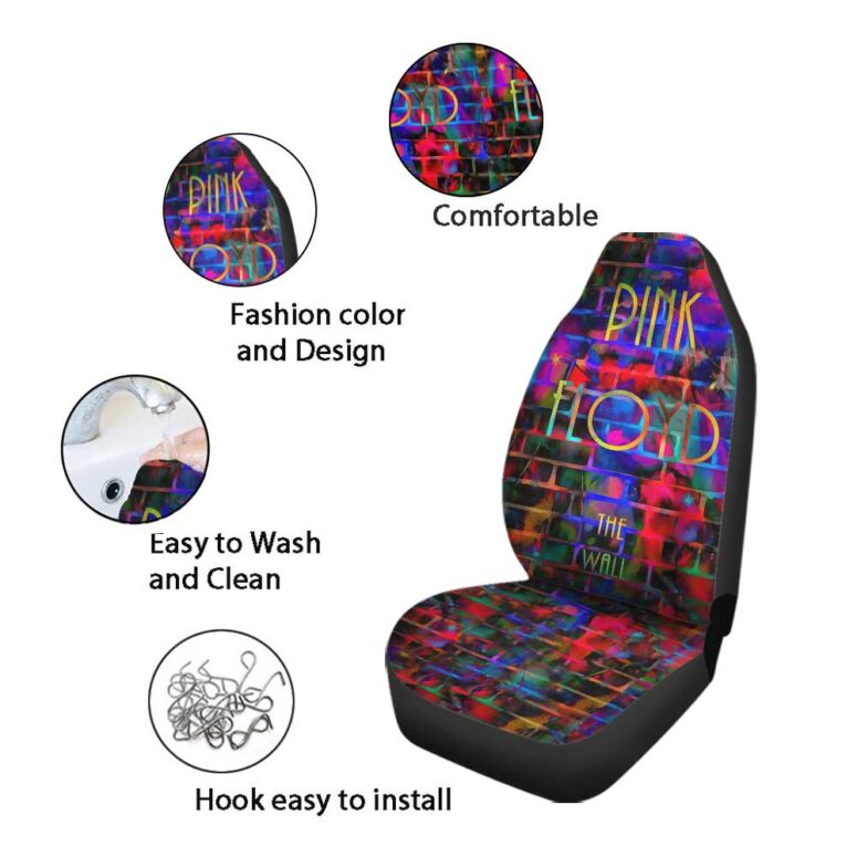 Pink Floyd The Wall Water Painting Car Seat Cover Airbag Compatible Pink Floyd The Wall Water Painting Car Seat Cover Airbag Compatible