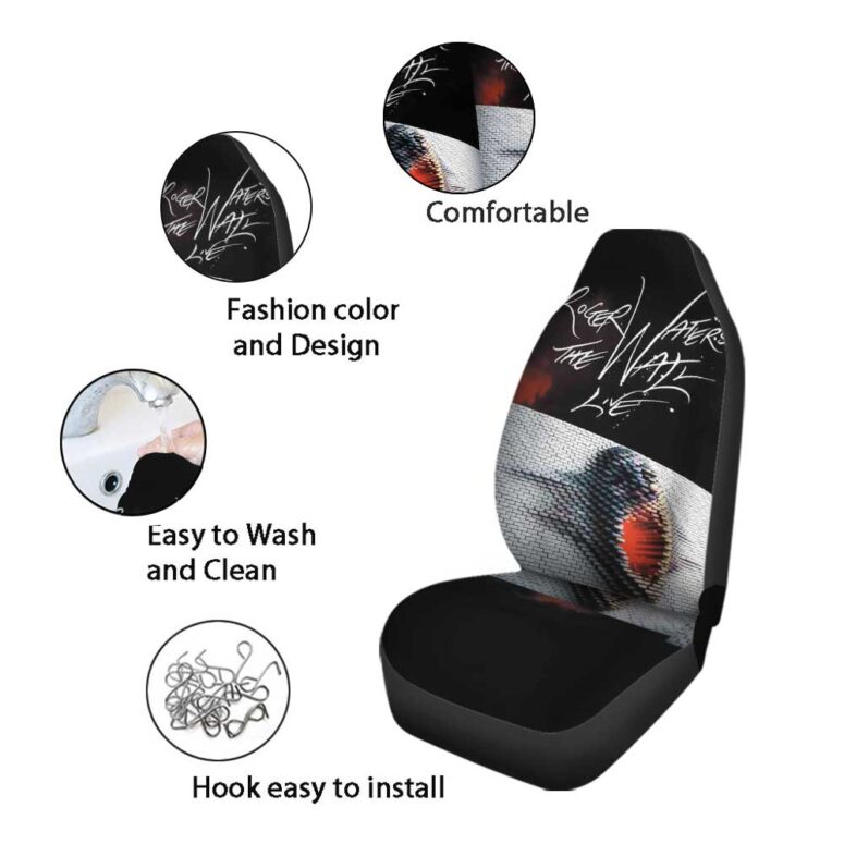 Pink Floyd Car Seat Cover Airbag Compatible - Roger Water The Wall Live