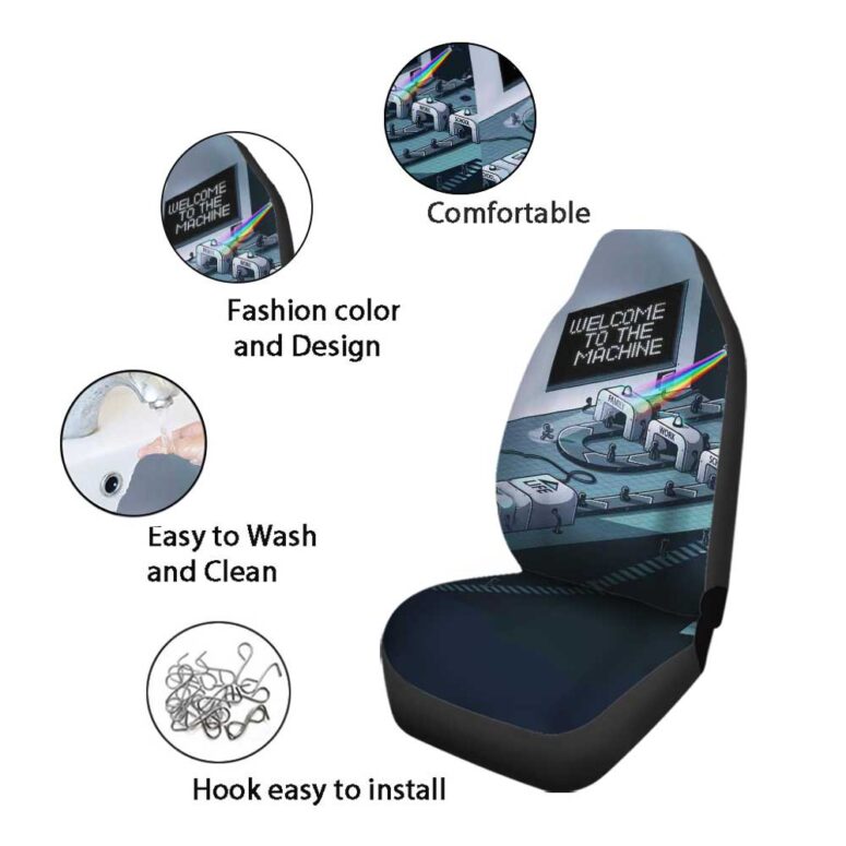 Pink Floyd Car Seat Cover Airbag Compatible - Welcome To The Machine