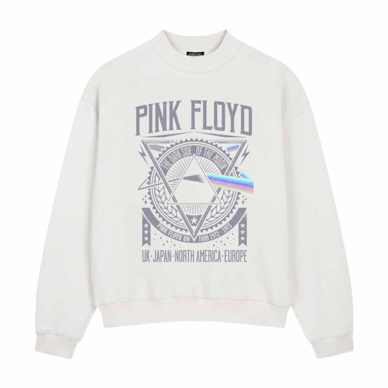 Dark Side Of The Moon - Tour 1972 - EMP - White Version Pink Floyd Shirt Dark Side Of The Moon - Tour 1972 - EMP - White Version Pink Floyd Shirt