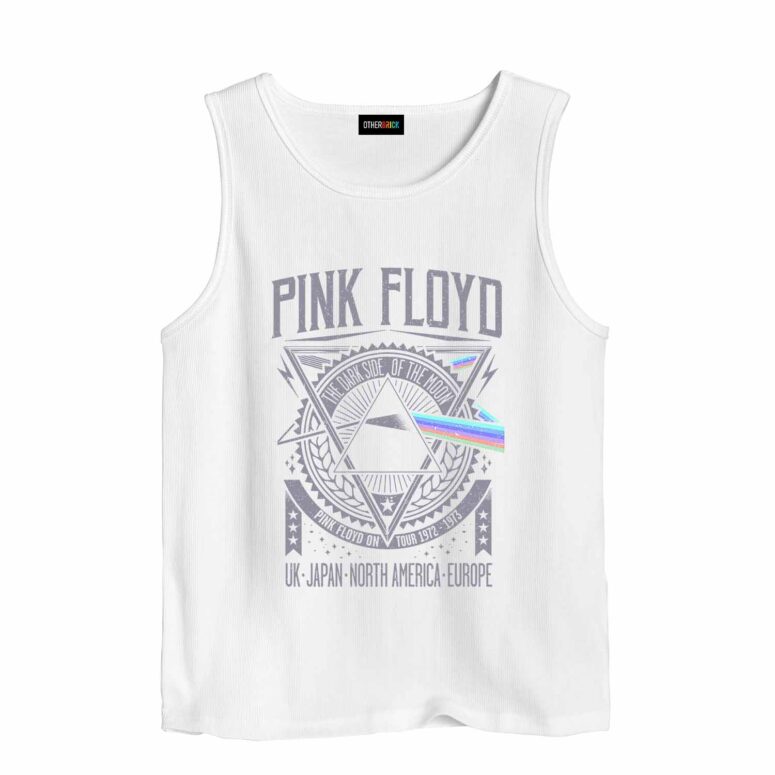 Dark Side Of The Moon - Tour 1972 - EMP - White Version Pink Floyd Shirt Dark Side Of The Moon - Tour 1972 - EMP - White Version Pink Floyd Shirt