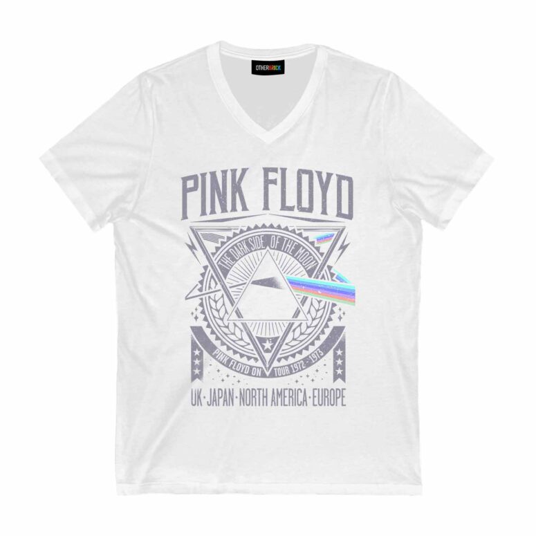 Dark Side Of The Moon - Tour 1972 - EMP - White Version Pink Floyd Shirt Dark Side Of The Moon - Tour 1972 - EMP - White Version Pink Floyd Shirt