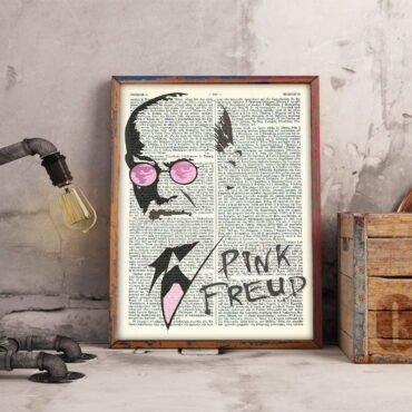 Freud Dictionary Art Pink Floyd Canvas