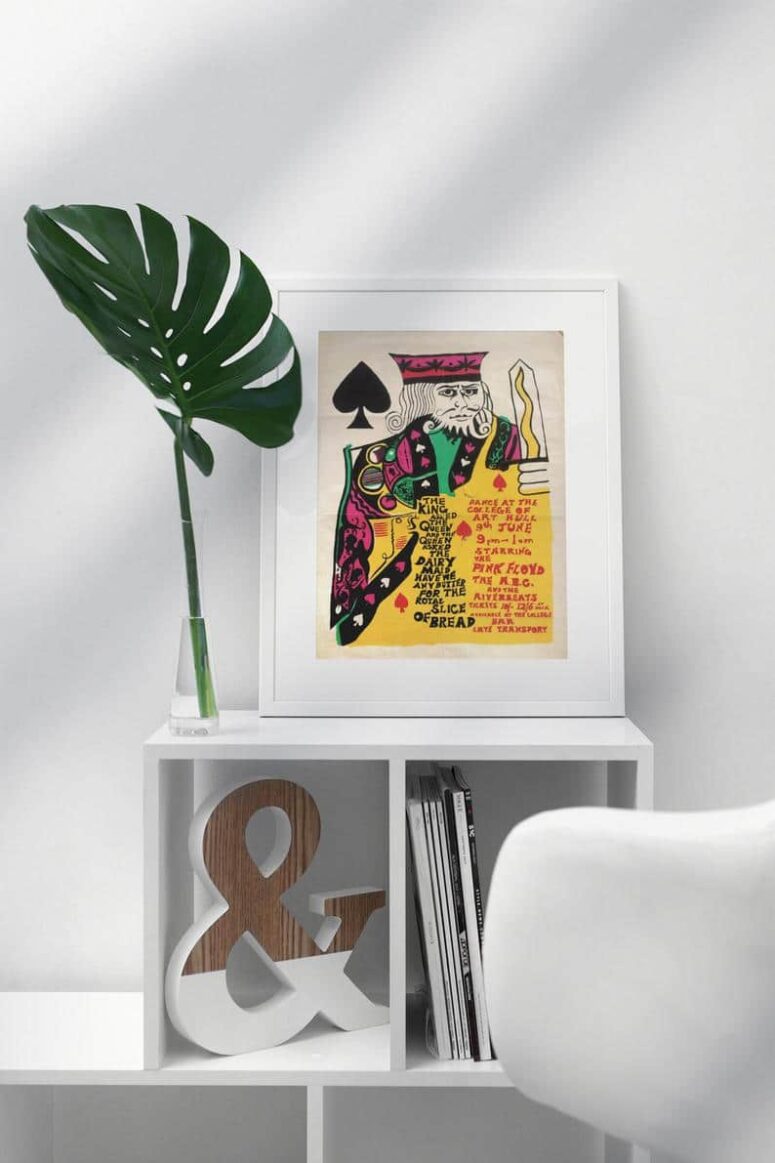 King of Spades The Pink Floyd Promo Vintage Canvas King of Spades The Pink Floyd Promo Vintage Canvas