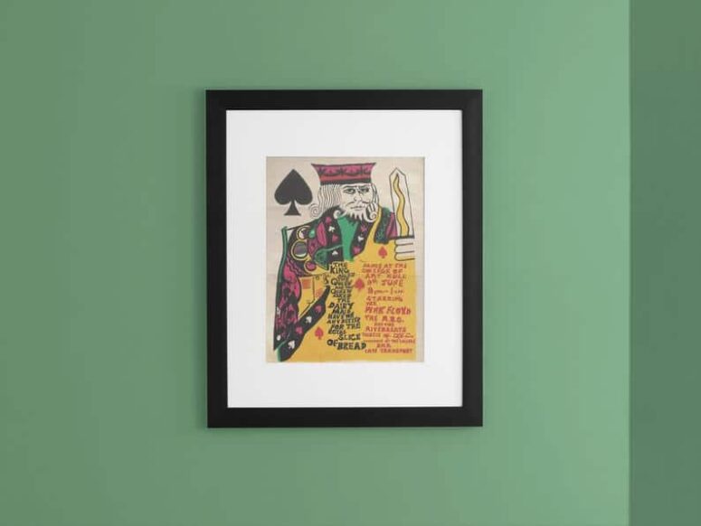 King of Spades The Pink Floyd Promo Vintage Canvas King of Spades The Pink Floyd Promo Vintage Canvas