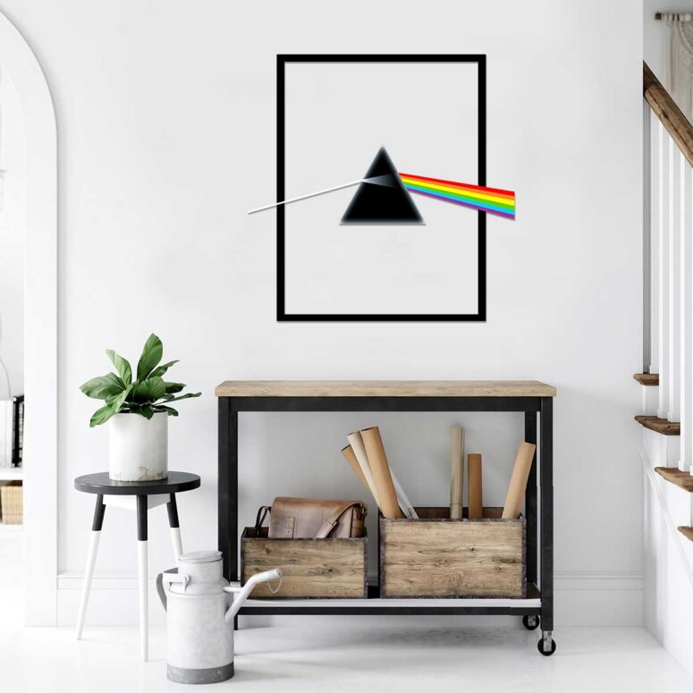 Dark Side Of The Moon Pink Floyd Metal Sign Dark Side Of The Moon Pink Floyd Metal Sign