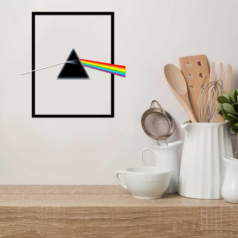 Dark Side Of The Moon Pink Floyd Metal Sign Dark Side Of The Moon Pink Floyd Metal Sign