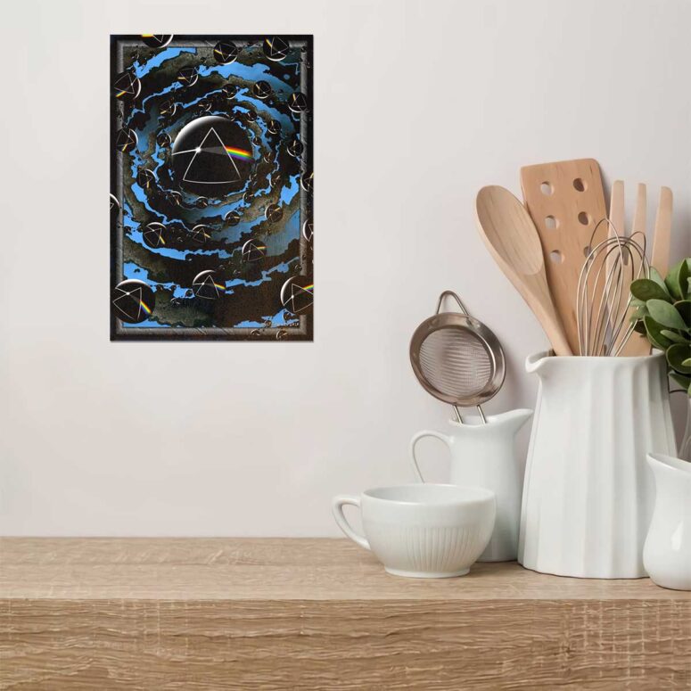 Good bye Blue Sky Dark Side Of the Moon Pink Floyd Metal Sign