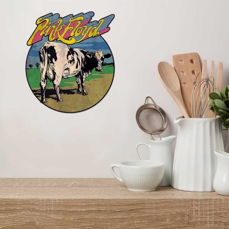 Pink Floyd Distant Bells Atom Heart Mother Shirt Metal Sign