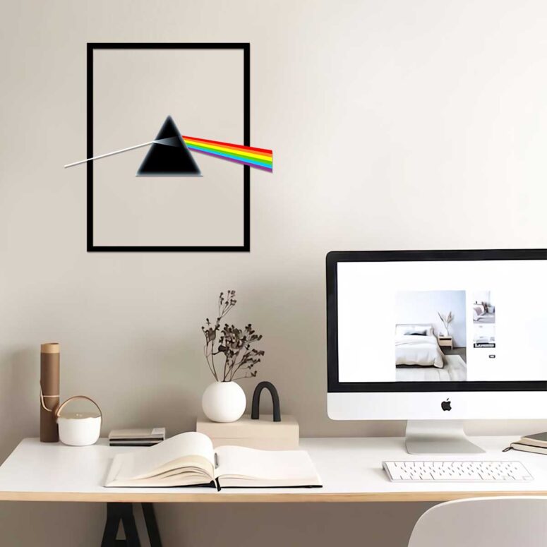 Dark Side Of The Moon Pink Floyd Metal Sign Dark Side Of The Moon Pink Floyd Metal Sign