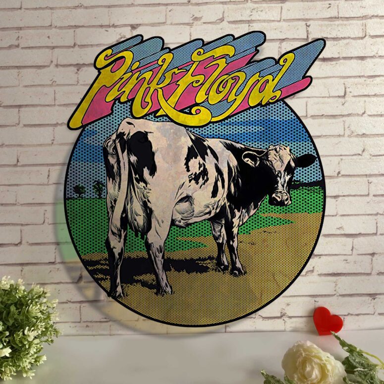 Pink Floyd Distant Bells Atom Heart Mother Shirt Metal Sign