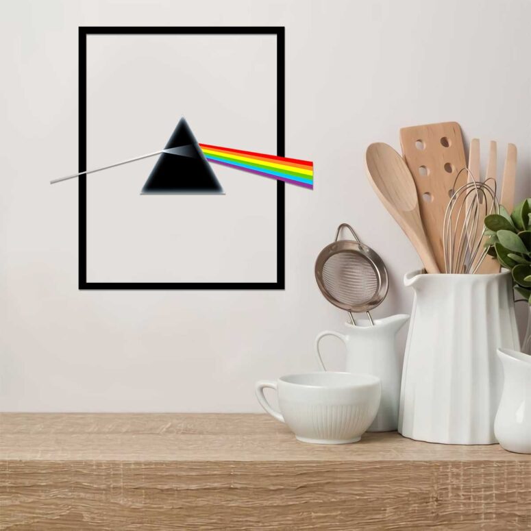 Dark Side Of The Moon Pink Floyd Metal Sign Dark Side Of The Moon Pink Floyd Metal Sign