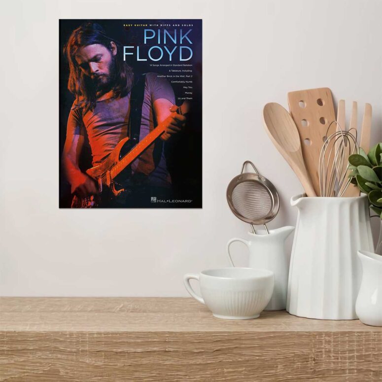 David Gilmour Easy Guitar with Riffs and Solos Pink Floyd Metal Sign David Gilmour Easy Guitar with Riffs and Solos Pink Floyd Metal Sign
