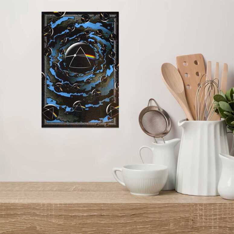 Good bye Blue Sky Dark Side Of the Moon Pink Floyd Metal Sign