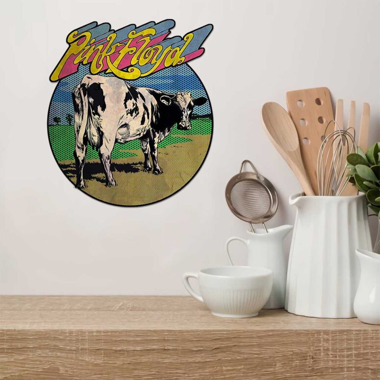 Pink Floyd Distant Bells Atom Heart Mother Shirt Metal Sign