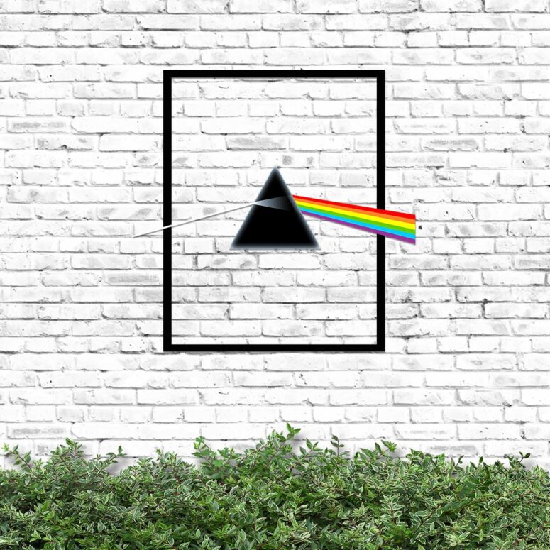Dark Side Of The Moon Pink Floyd Metal Sign Dark Side Of The Moon Pink Floyd Metal Sign