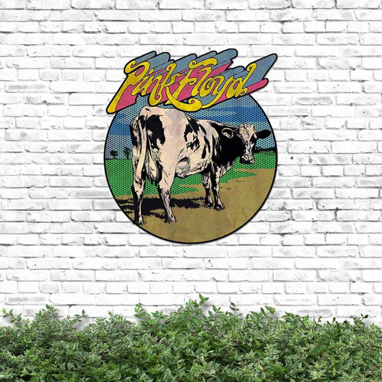 Pink Floyd Distant Bells Atom Heart Mother Shirt Metal Sign