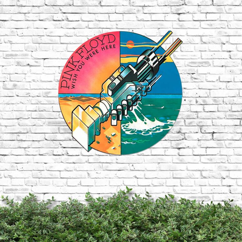 Wish You Were Here Experience Version Pink Floyd Metal Sign Wish You Were Here Experience Version Pink Floyd Metal Sign