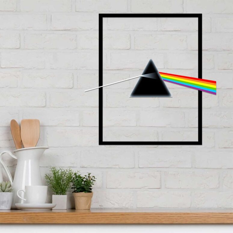 Dark Side Of The Moon Pink Floyd Metal Sign Dark Side Of The Moon Pink Floyd Metal Sign
