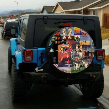 Pink Floyd Collage Album Spare Tire Cover