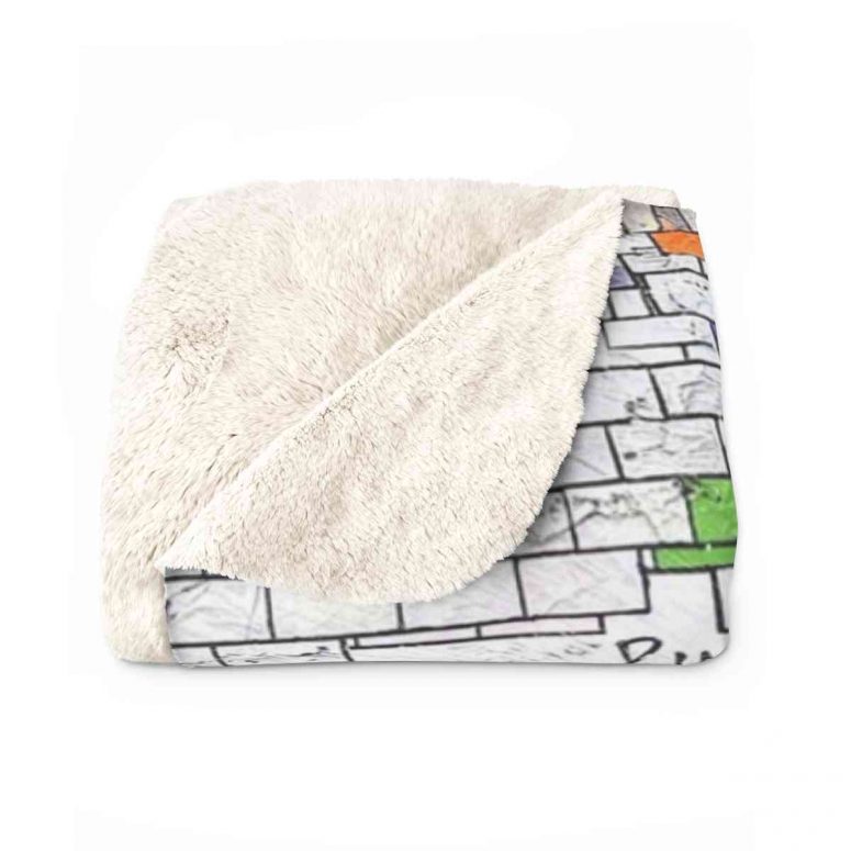 Pink Floyd Fleece Blanket - Pink Floyd Psychedelic Rock Album Cover Premium Pink Floyd Fleece Blanket - Pink Floyd Psychedelic Rock Album Cover Premium