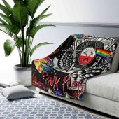 Pink Floyd Fleece Blanket - The Wall DSOTM Pink Floyd Fleece Blanket - The Wall DSOTM