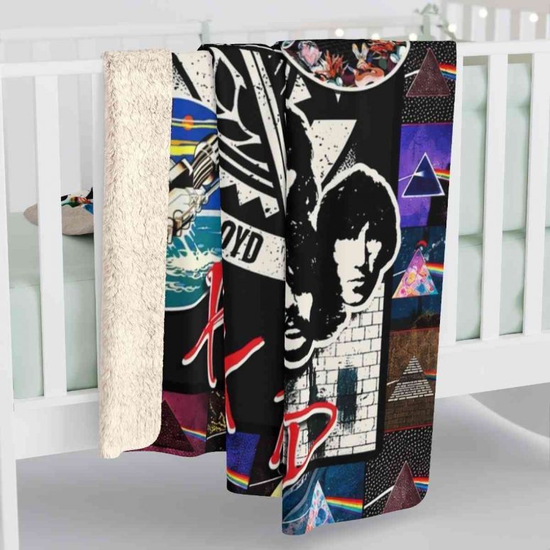 Pink Floyd Fleece Blanket - The Wall DSOTM Pink Floyd Fleece Blanket - The Wall DSOTM