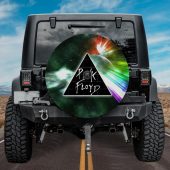 Pink Floyd Spare Tire Cover - Dark Side Of Moon Galaxy Green Pink Floyd Spare Tire Cover - Dark Side Of Moon Galaxy Green