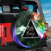 Pink Floyd Spare Tire Cover - Dark Side Of Moon Galaxy Green Pink Floyd Spare Tire Cover - Dark Side Of Moon Galaxy Green