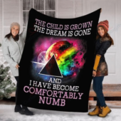 Pink Floyd Fleece Blanket - The Child Is Grown The Dream Is Gone