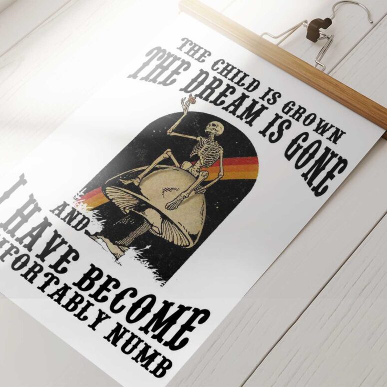 Pink Floyd Poster - Comfortably Numb