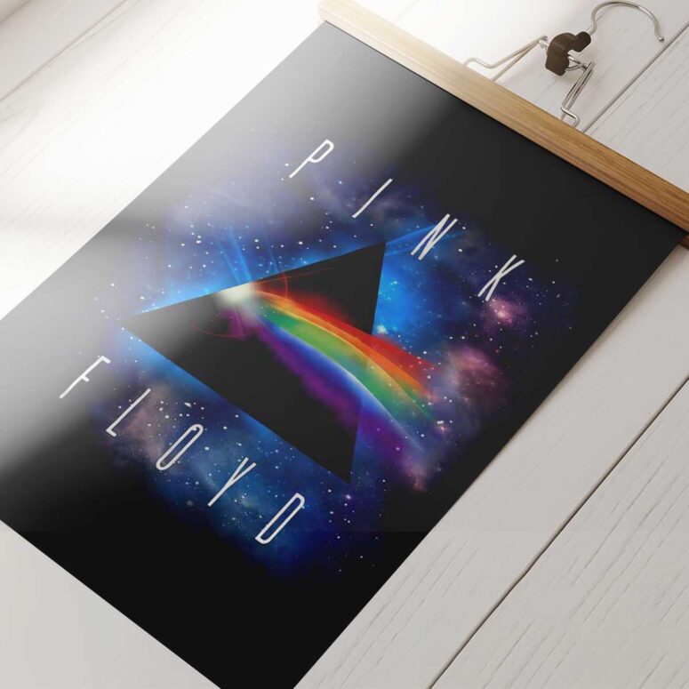 Pink Floyd Poster - Cosmic Dark Side Of The Moon
