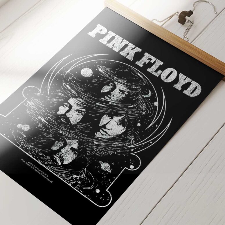 Pink Floyd Poster - Cosmic Faces Pink Floyd Poster - Cosmic Faces
