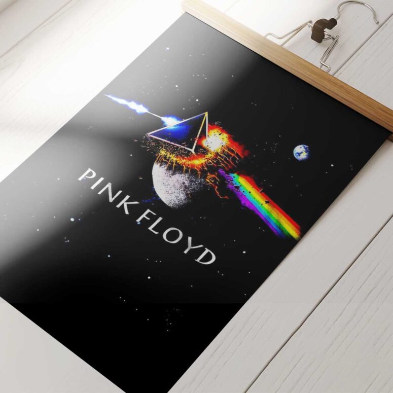 Pink Floyd Poster - DSOTM Universe