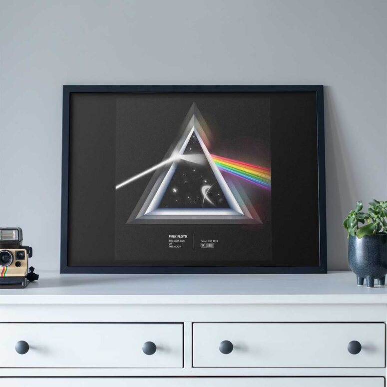 Pink Floyd Poster - Dark Side Of The Moon Fanart 2018