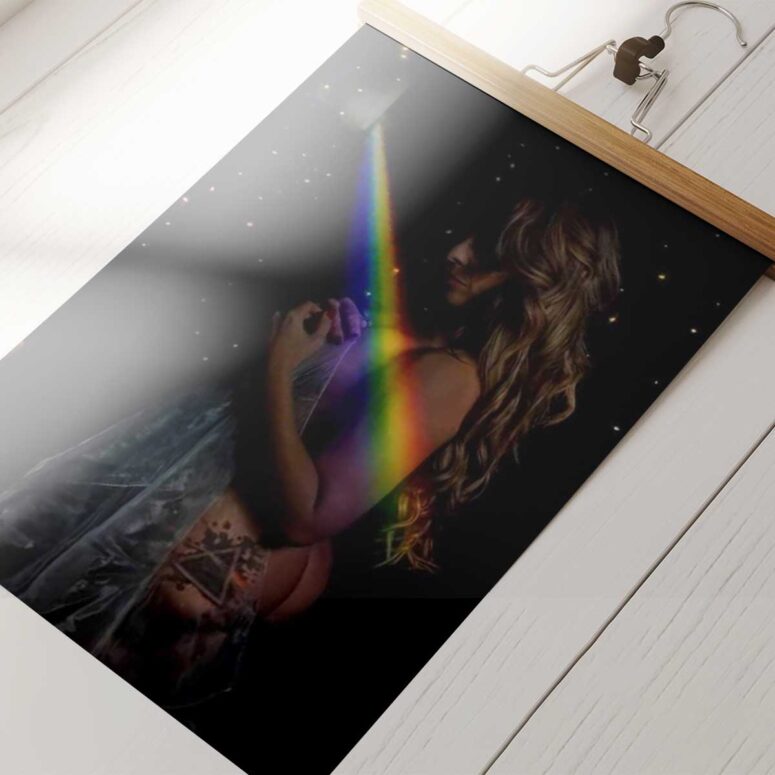 Pink Floyd Poster - Dark Side Of The Moon Lady
