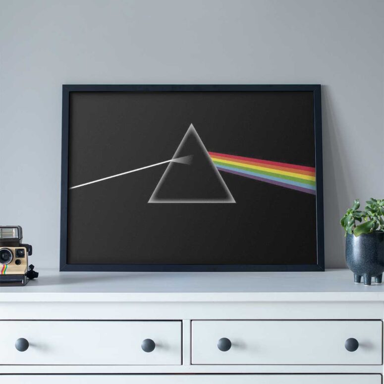 Pink Floyd Poster - Dark Side Of The Moon Original Art Pink Floyd Poster - Dark Side Of The Moon Original Art