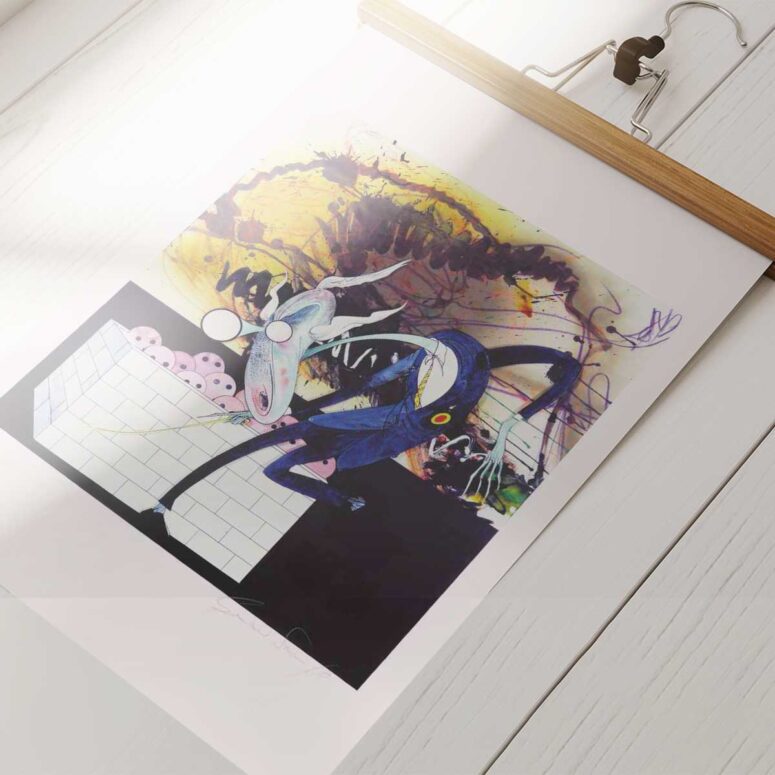 Pink Floyd Poster - Gerald Scarfe Scarfe on the Wall