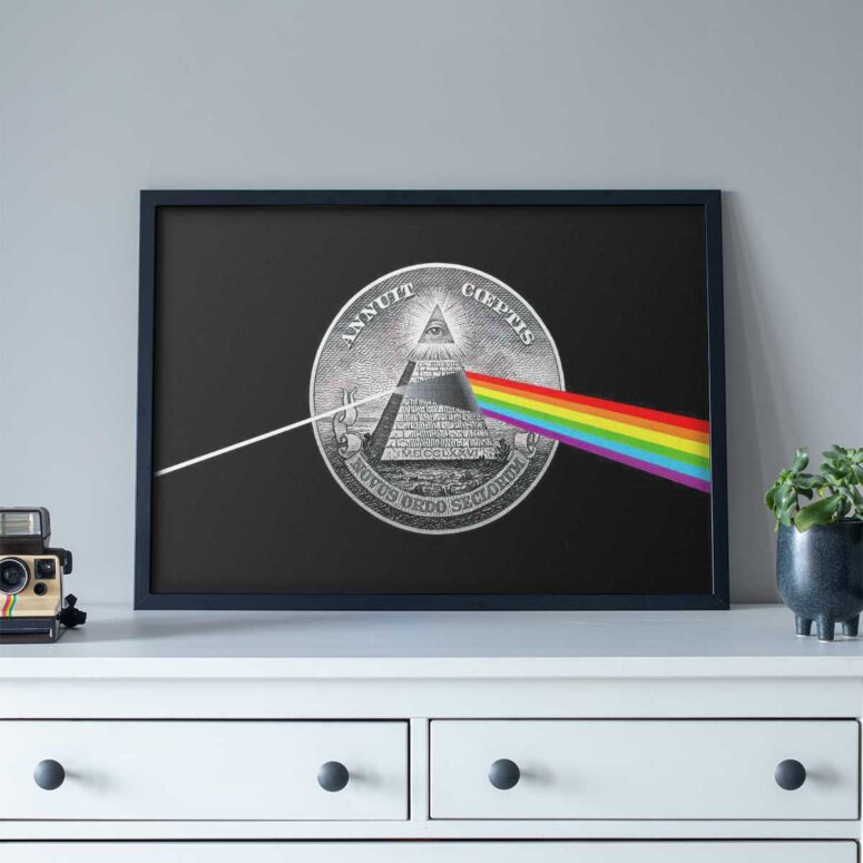 Pink Floyd Poster - God We Trust With